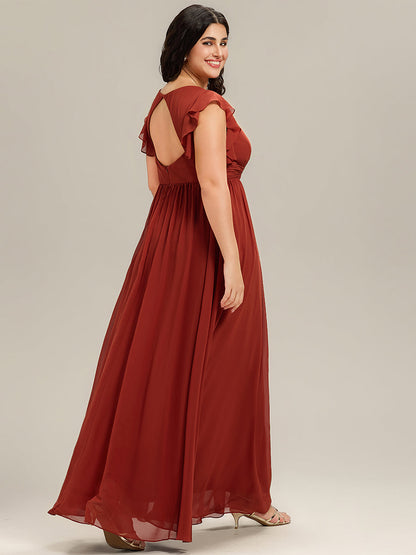 LILYANA - Elegant Chiffon Bridesmaid Dress