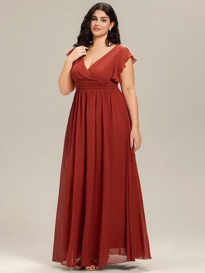 LILYANA - Elegant Chiffon Bridesmaid Dress