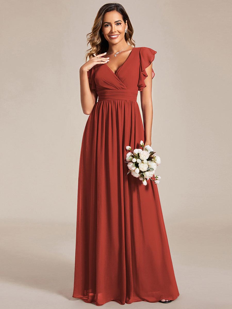 LILYANA - Elegant Chiffon Bridesmaid Dress