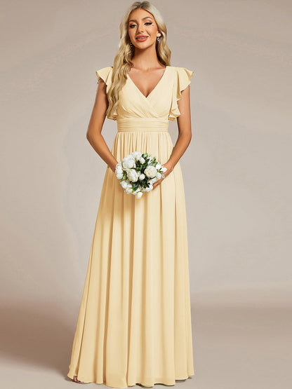 LILYANA - Elegant Chiffon Bridesmaid Dress