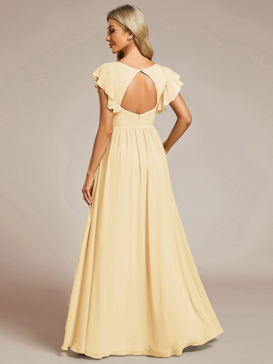 LILYANA - Elegant Chiffon Bridesmaid Dress