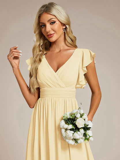 LILYANA - Elegant Chiffon Bridesmaid Dress