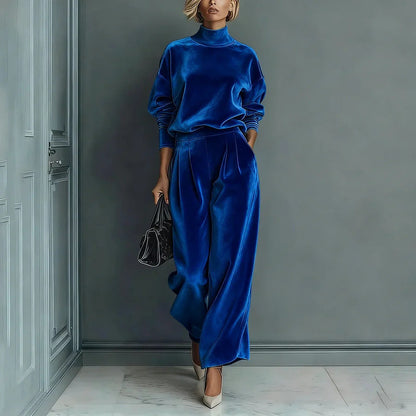 Complete Women's Sweater & Pants 2 Piece Set - Elegant Coordinated Set