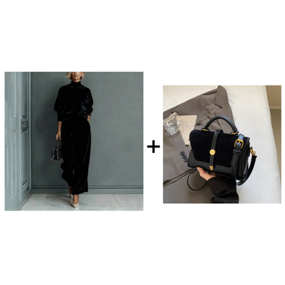 Complete Women's Sweater & Pants 2 Piece Set - Elegant Coordinated Set