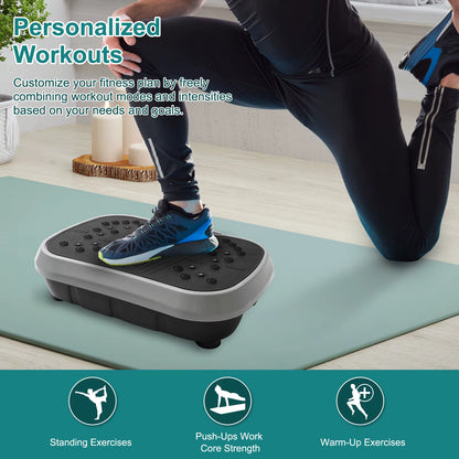 Vibration Exercise Machine Vibrating Plate Platform Whole Body Fitness Vibration Workout Equipment