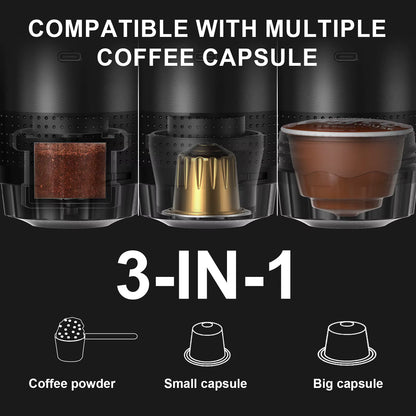 Portable Espresso Maker - 20 Bar Coffee Machine