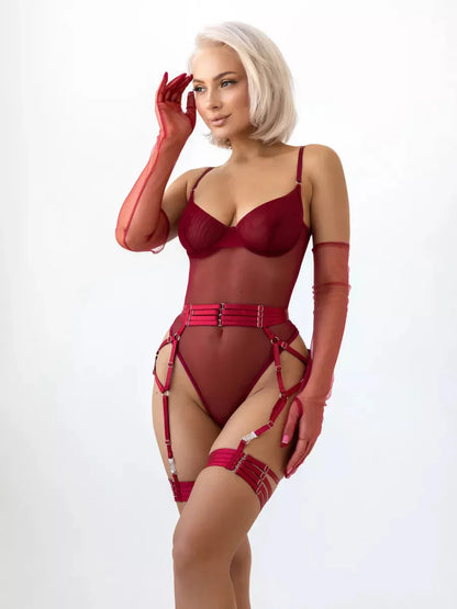 Amélie Bodysuit - Elegant Form-Fitting Bodysuit