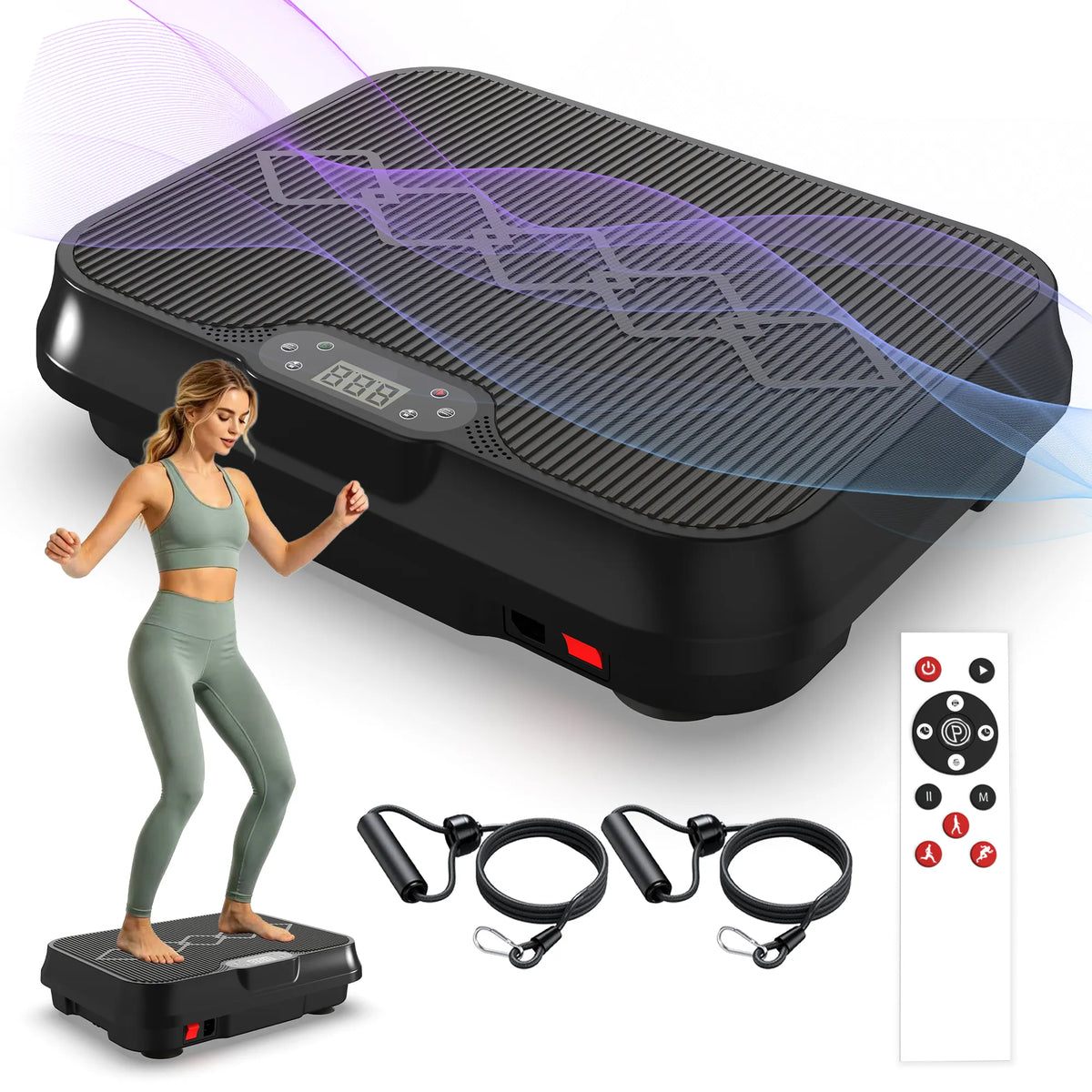 Vibration Plate Exercise Machine, Whole Body Workout Platform