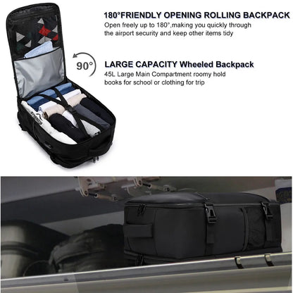 Cabin Travel Backpack – Carry-On Hand Luggage Bag with Laptop Compartment