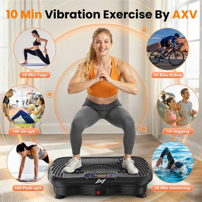 Vibration Exercise Machine Vibrating Plate Platform Whole Body Fitness Vibration Workout Equipment