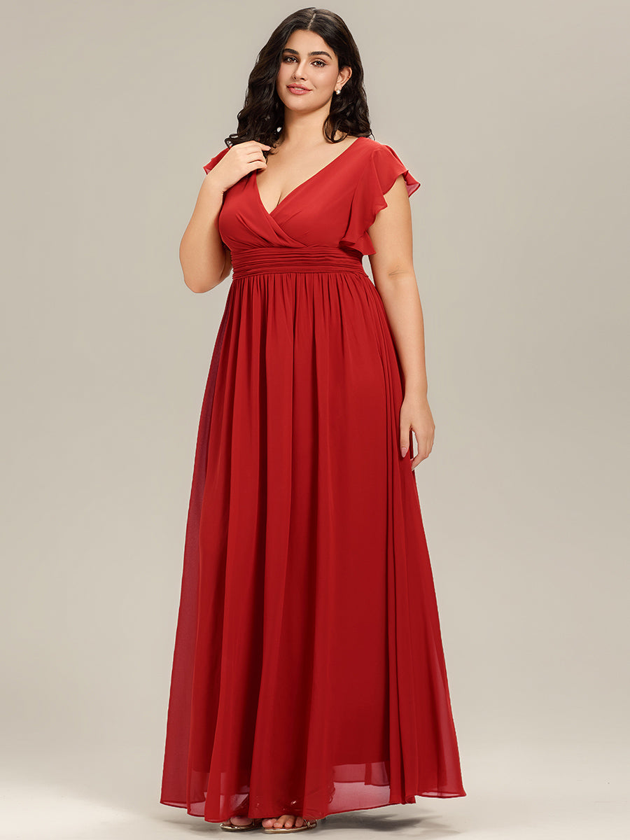 LILYANA - Elegant Chiffon Bridesmaid Dress