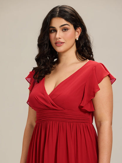 LILYANA - Elegant Chiffon Bridesmaid Dress
