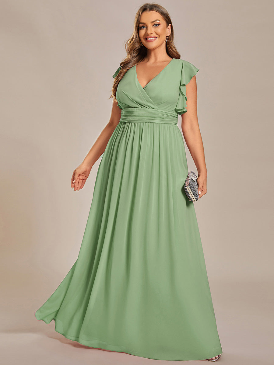 LILYANA - Elegant Chiffon Bridesmaid Dress