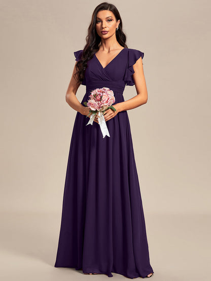 LILYANA - Elegant Chiffon Bridesmaid Dress