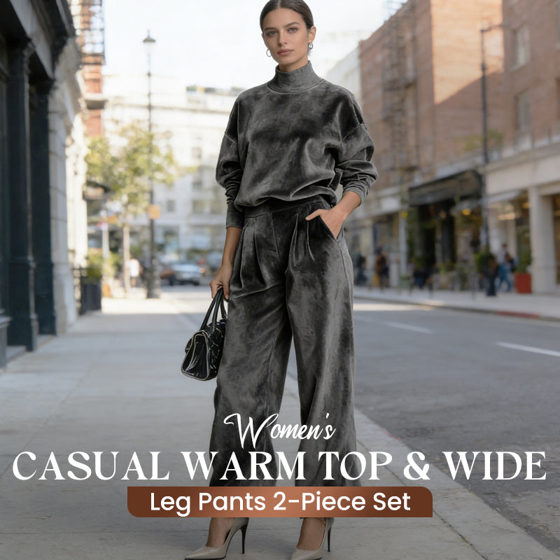 Complete Women's Sweater & Pants 2 Piece Set - Elegant Coordinated Set
